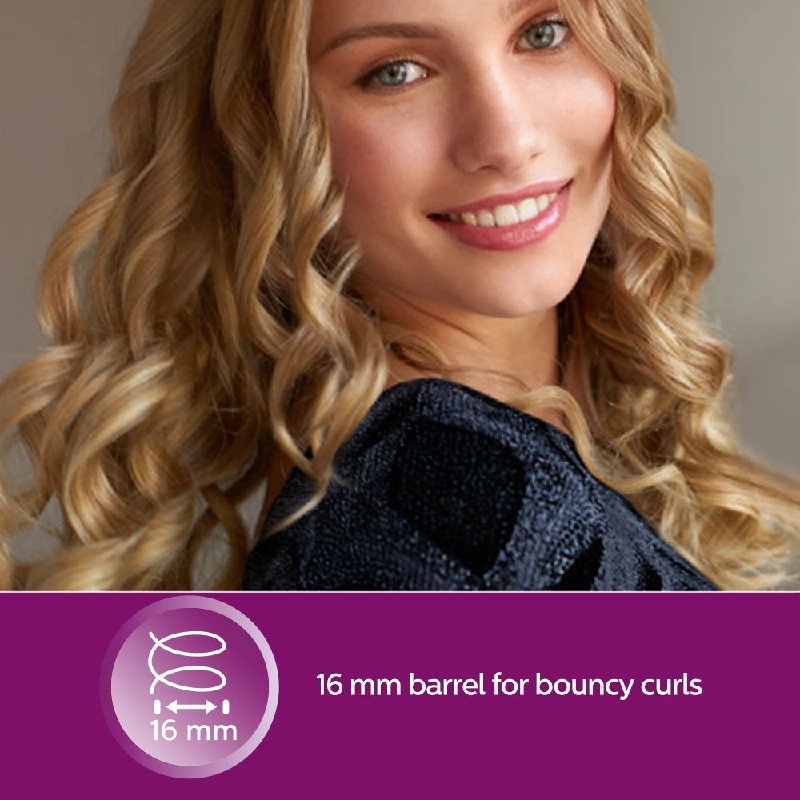 Philips Hair Dryer BHD318-00 1600 Watts & BHB862-00 Hair Curler Black-4.webp